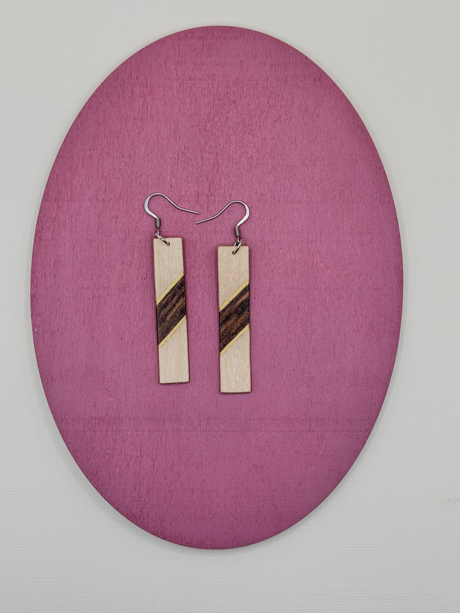 Drops - Zebrawood with Gold Highlights